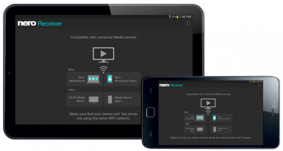 اسکرین شات 3 برنامه Nero Receiver | Enable streami
