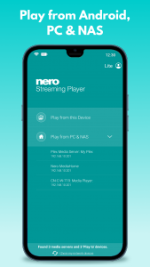 اسکرین شات برنامه TV Cast: Nero DLNA/UPnP Player 2