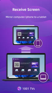 اسکرین شات 5 برنامه Screen Mirroring - 1001 TVs
