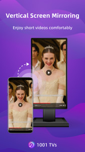 اسکرین شات 2 برنامه Screen Mirroring - 1001 TVs