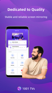 اسکرین شات 3 برنامه Screen Mirroring - 1001 TVs