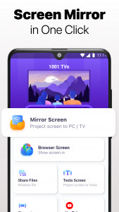 اسکرین شات برنامه Screen Mirroring - 1001 TVs 4