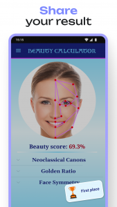 اسکرین شات برنامه Beauty Calculator Pretty Scale 5