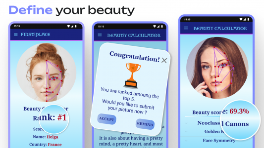 اسکرین شات برنامه Beauty Calculator Pretty Scale 7