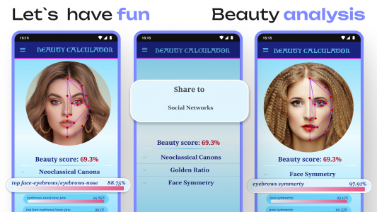 اسکرین شات برنامه Beauty Calculator Pretty Scale 8