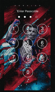 اسکرین شات برنامه Cristiano Ronaldo Lock Screen 5