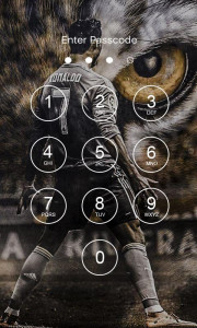 اسکرین شات برنامه Cristiano Ronaldo Lock Screen 1