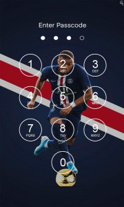 اسکرین شات برنامه Kylian Mbappe Lock Screen 2