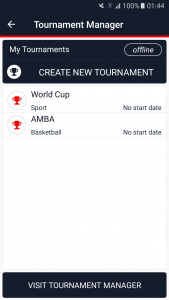 اسکرین شات برنامه Tournament Manager 4