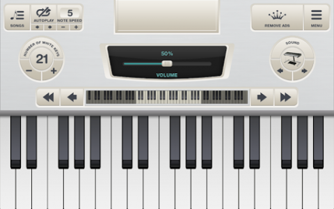 اسکرین شات برنامه Virtual Piano Keyboard Free 6