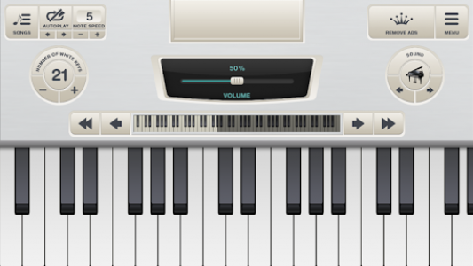 اسکرین شات برنامه Virtual Piano Keyboard Free 3