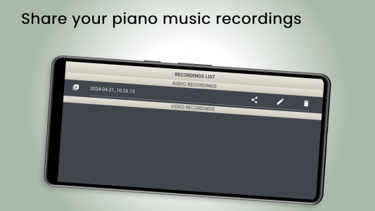 اسکرین شات برنامه Virtual Piano Keyboard 5