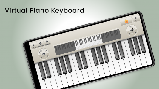 اسکرین شات برنامه Virtual Piano Keyboard 1