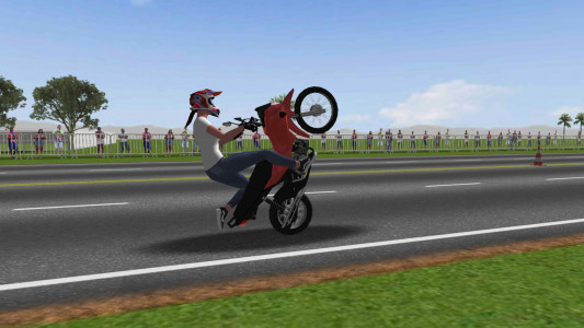 اسکرین شات بازی Moto Wheelie 3D 6