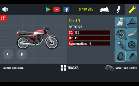 اسکرین شات بازی Tuning Moto 3