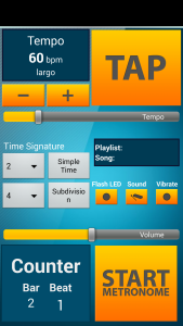 اسکرین شات برنامه Metronome & Tuner 3