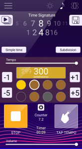 اسکرین شات برنامه Perfect Metronome 5