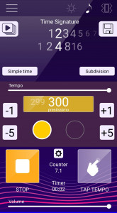 اسکرین شات برنامه Perfect Metronome 2