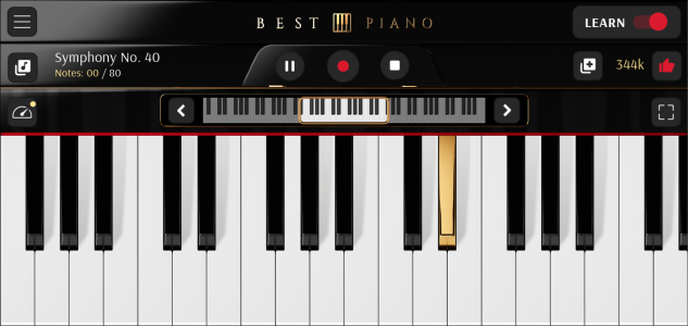 اسکرین شات برنامه Piano: Learn & Play Songs 1