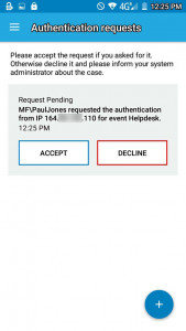 اسکرین شات 3 برنامه NetIQ Advanced Authentication