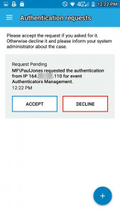 اسکرین شات 4 برنامه NetIQ Advanced Authentication