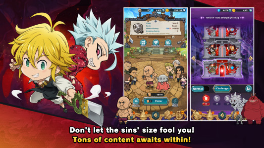 اسکرین شات 6 بازی The Seven Deadly Sins: IDLE