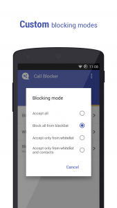 اسکرین شات برنامه Call Blocker - Blacklist 2