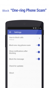 اسکرین شات برنامه Call Blocker - Blacklist 3