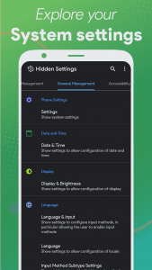 اسکرین شات 4 برنامه MIUI Hidden Settings Activity
