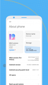 اسکرین شات 6 برنامه MIUI Hidden Settings Activity