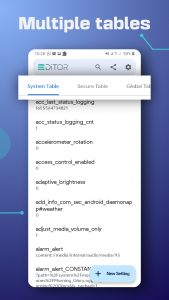 اسکرین شات 6 برنامه SetEdit: Settings Editor
