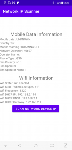 اسکرین شات برنامه Network IP Scanner 1
