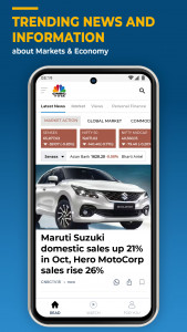 اسکرین شات 1 برنامه CNBC-TV18: Business News