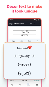 اسکرین شات 7 برنامه Letter Fonts - Stylish Text