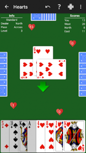 اسکرین شات بازی Hearts by NeuralPlay 1