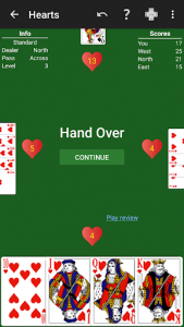 اسکرین شات بازی Hearts by NeuralPlay 2