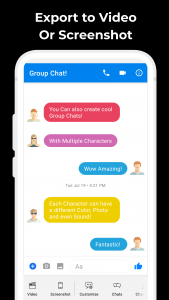 اسکرین شات برنامه Text Message Creator 3