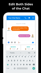 اسکرین شات برنامه Text Message Creator 2