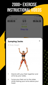 اسکرین شات برنامه Exercise Timer 4