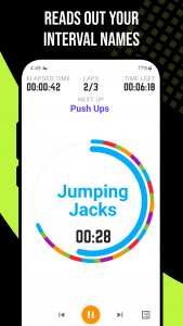 اسکرین شات برنامه Exercise Timer 2