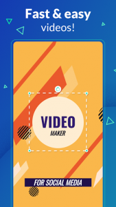 اسکرین شات برنامه Pinreel - Social Media Video Maker 1