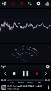 اسکرین شات برنامه Neutron Audio Recorder (Eval) 2