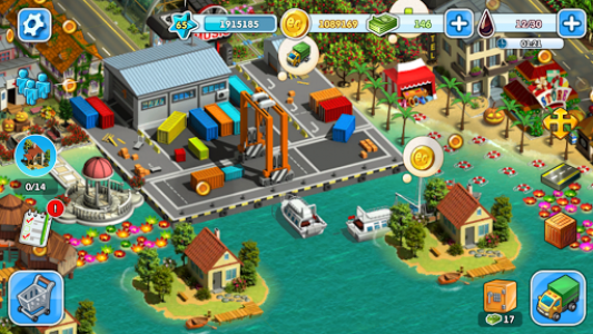 اسکرین شات بازی Eco City: new free building and town village games 5