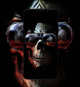 اسکرین شات برنامه Skull Wallpapers HD 7