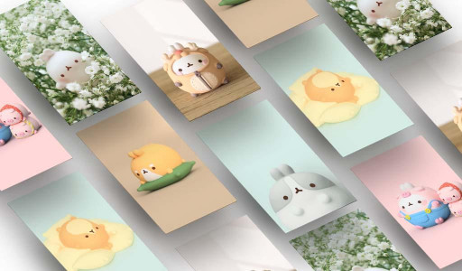 اسکرین شات برنامه Cute Bunny Wallpapers 2