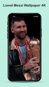 اسکرین شات 5 برنامه Lionel Messi Wallpaper 4K
