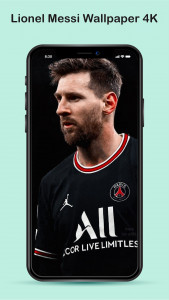 اسکرین شات 4 برنامه Lionel Messi Wallpaper 4K