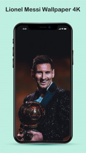 اسکرین شات 6 برنامه Lionel Messi Wallpaper 4K