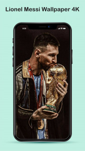اسکرین شات 2 برنامه Lionel Messi Wallpaper 4K