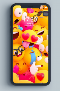 اسکرین شات برنامه Emoji Wallpaper 2